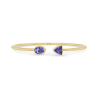 tanzanite cut bracelet