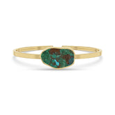 chrysocolla rough bracelet