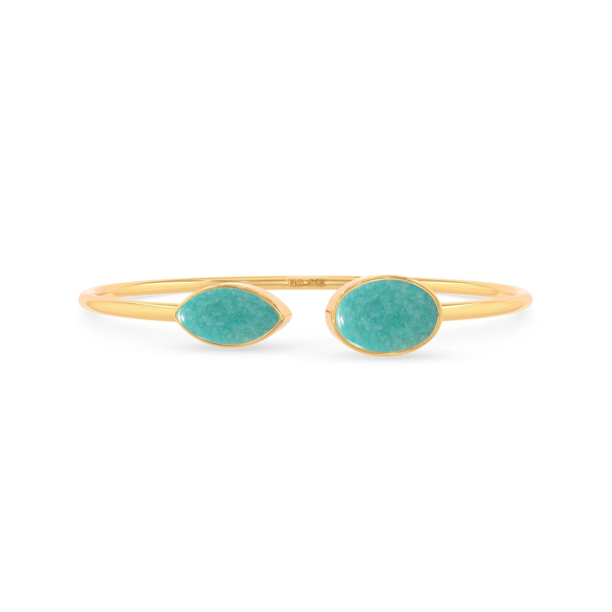 amazonite cab bracelet
