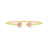 morganite cut bracelet