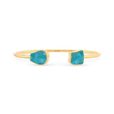 paraiba apatite twister bracelet