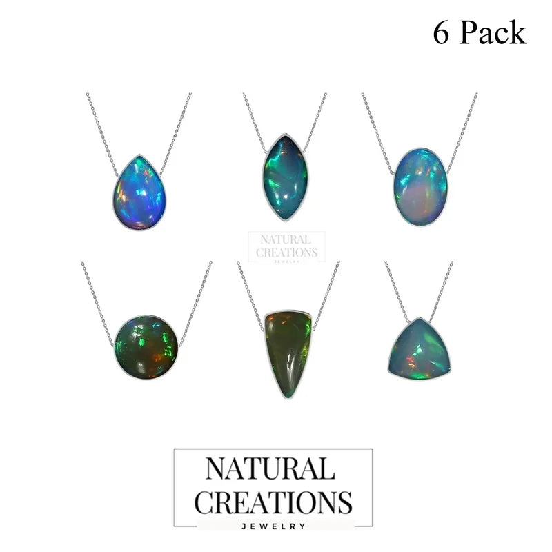 ethiopian opal pendant