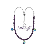 amethyst cut bracelet