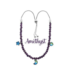 amethyst cut bracelet