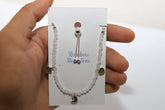 rainbow moonstone cut bracelet