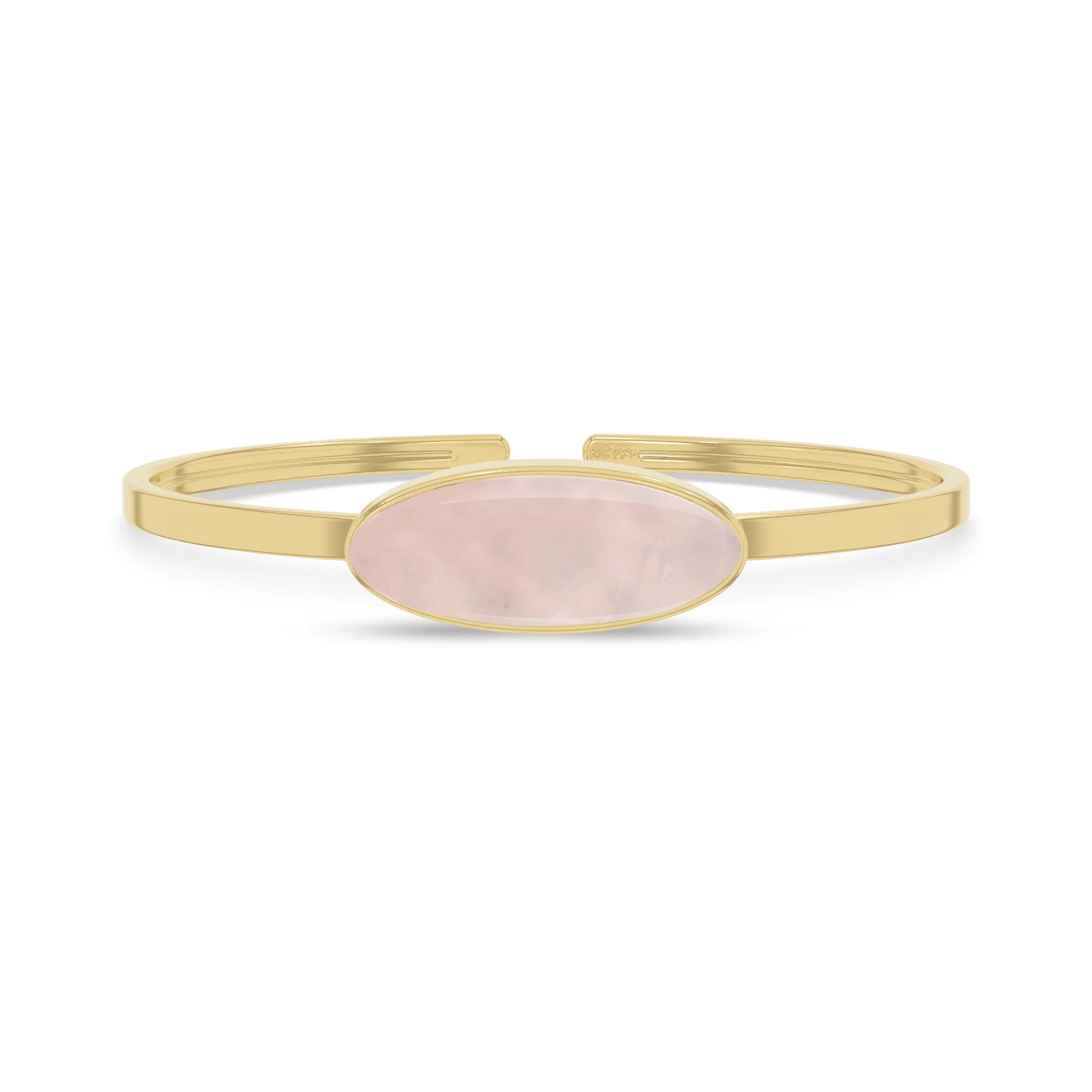 rose quartz rough bracelet