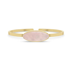 rose quartz rough bracelet