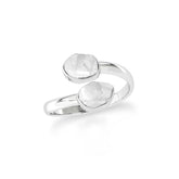 herkimer bezel-set ring