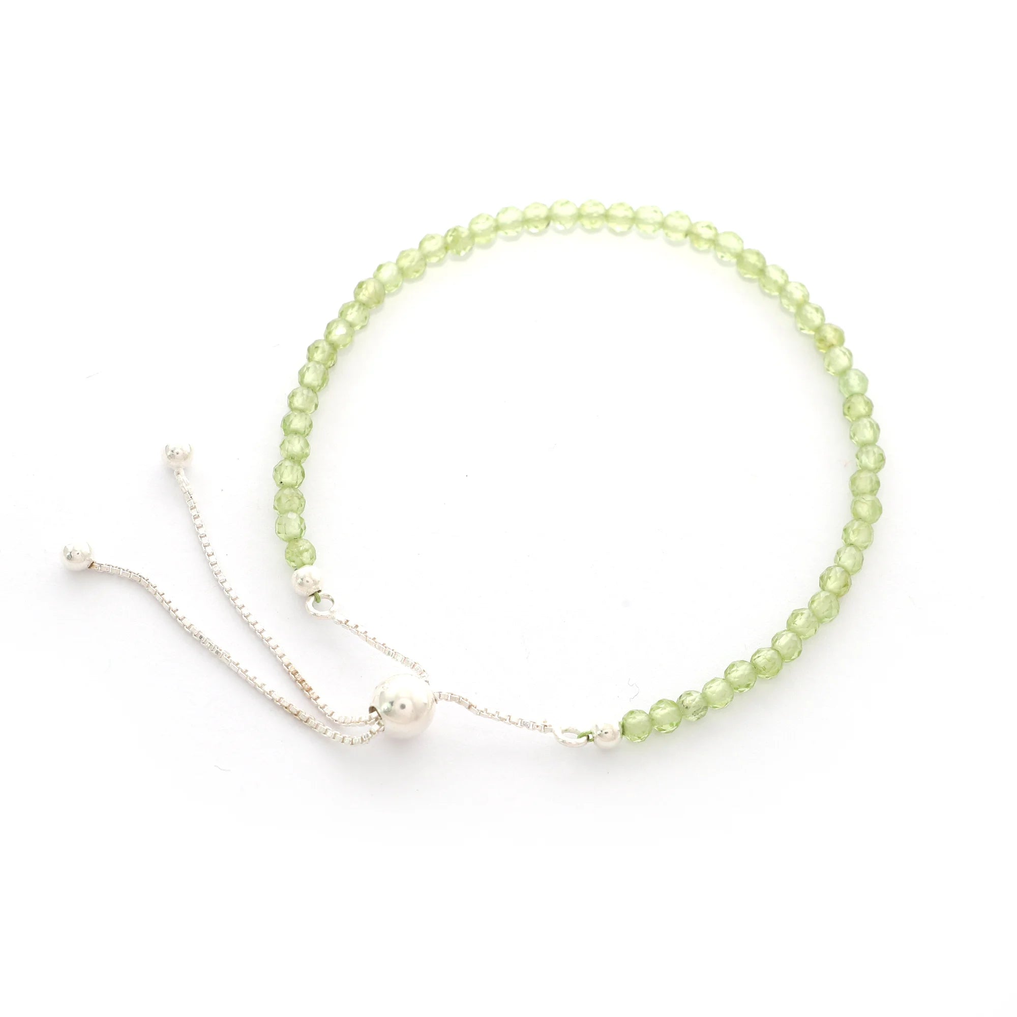 peridot cut bracelet