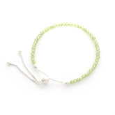 peridot cut bracelet