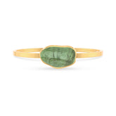 green-tourmaline rough bracelet