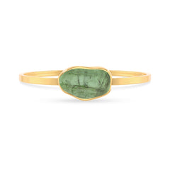 green-tourmaline rough bracelet