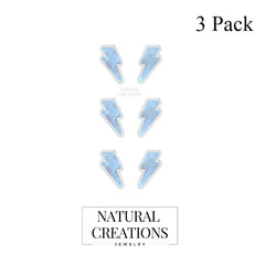 rainbow moonstone slice earrings