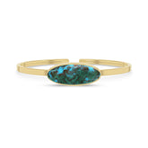 chrysocolla rough bracelet