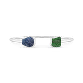 blue sapphire twister bracelet