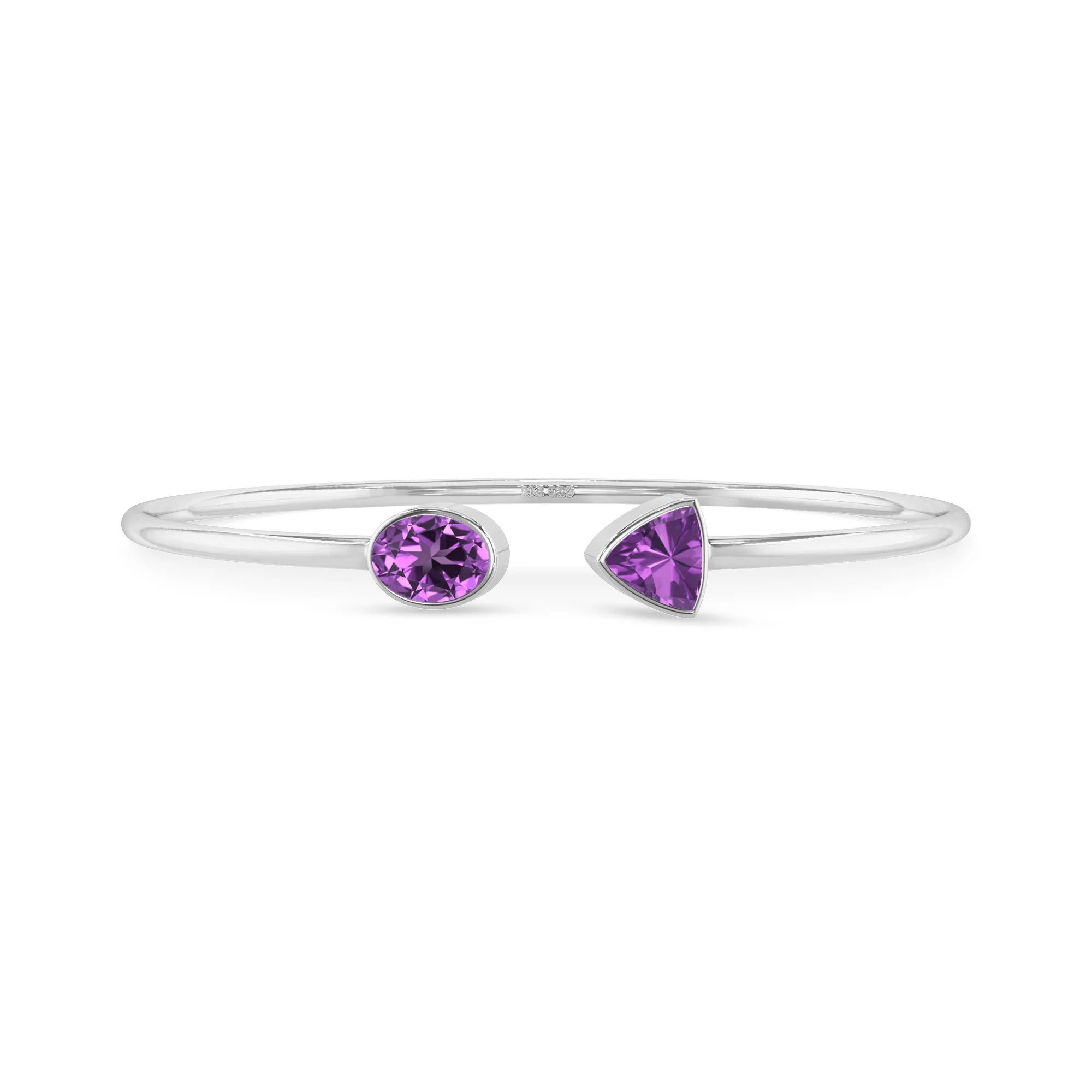 amethyst cut bracelet