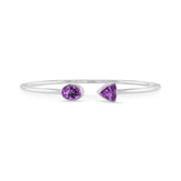 amethyst cut bracelet