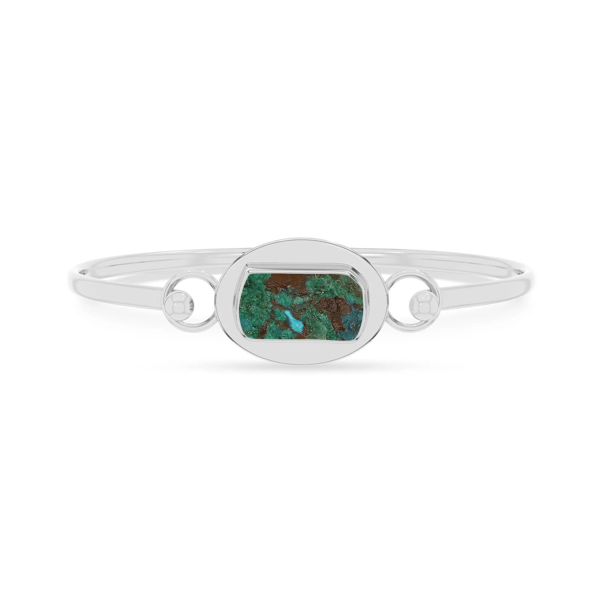 chrysocolla rough bracelet