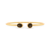 smoky quartz cut bracelet