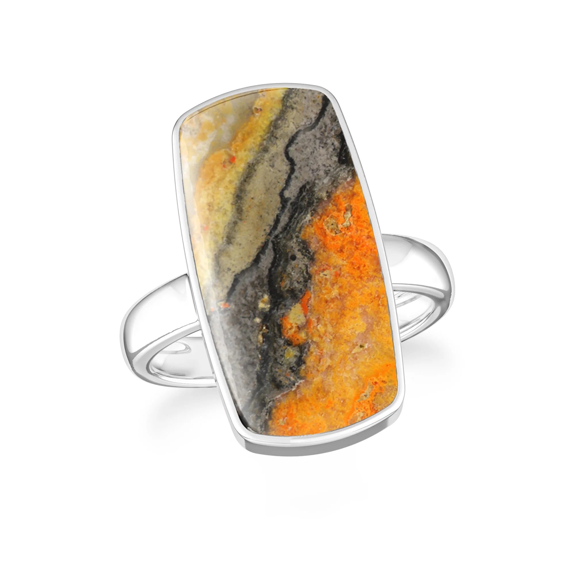 bumble-bee bezel-set ring