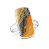 bumble-bee bezel-set ring