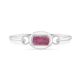 ruby rough bracelet