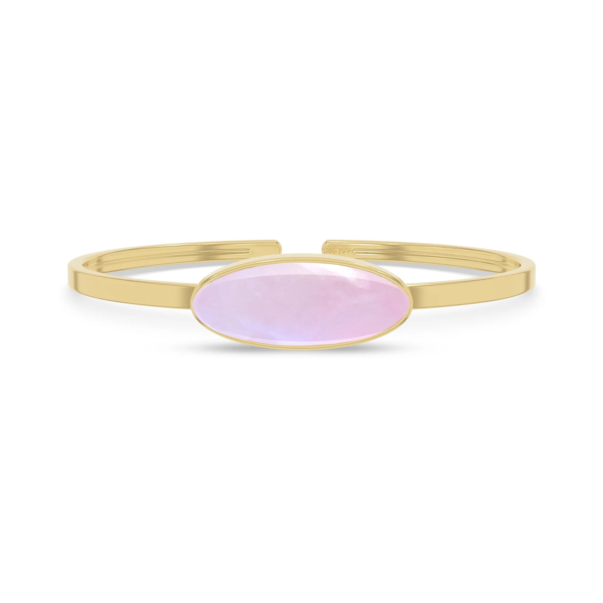 pink moonstone rough bracelet