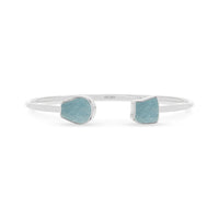 aquamarine twister bracelet
