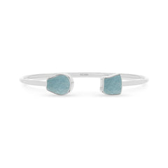 aquamarine twister bracelet