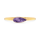 charoite rough bracelet