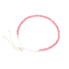 pink tourmaline cut bracelet