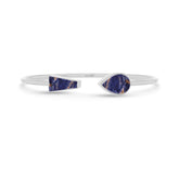 sodalite cab bracelet