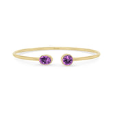 amethyst cut bracelet