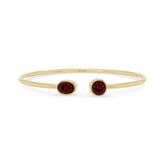 garnet cut bracelet