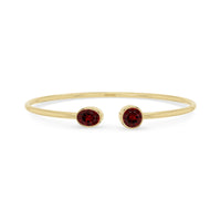 garnet cut bracelet