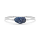 blue sapphire rough bracelet