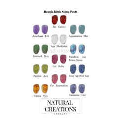 birthstone stud earrings