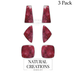 thulite earrings