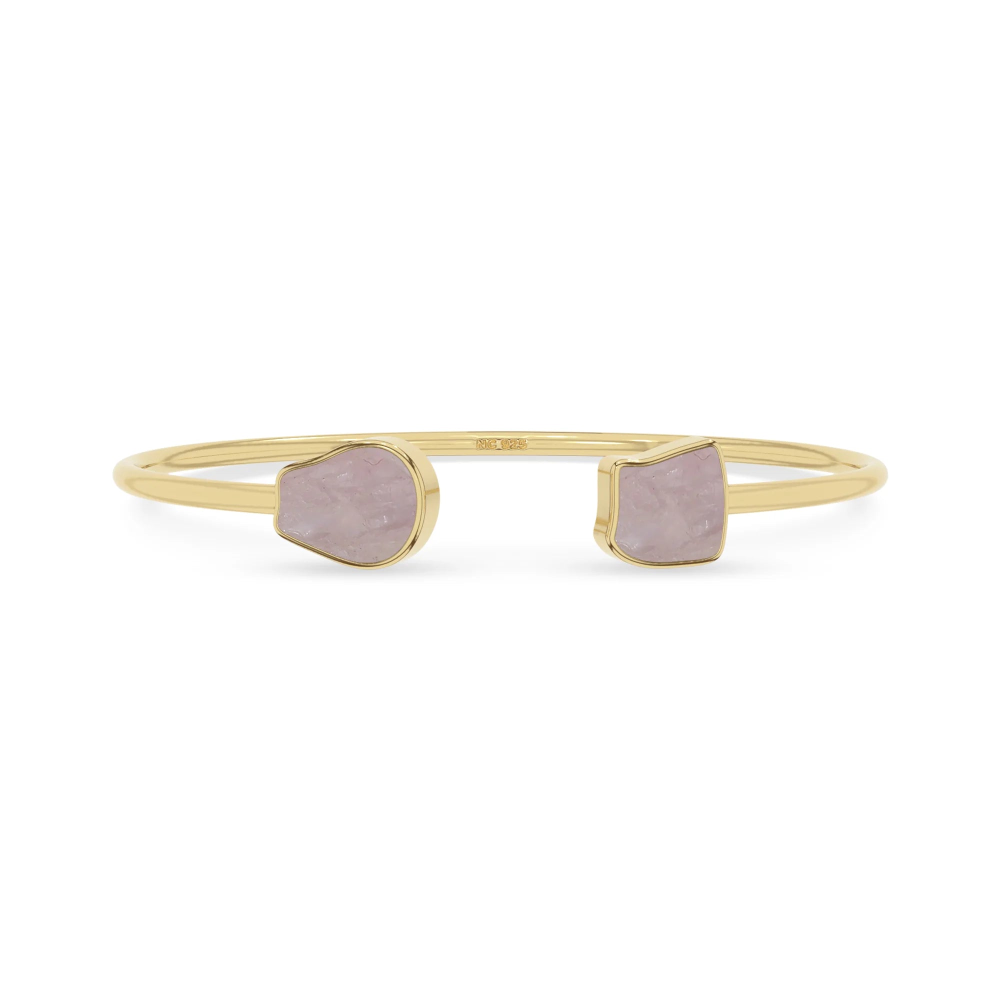 morganite twister bracelet