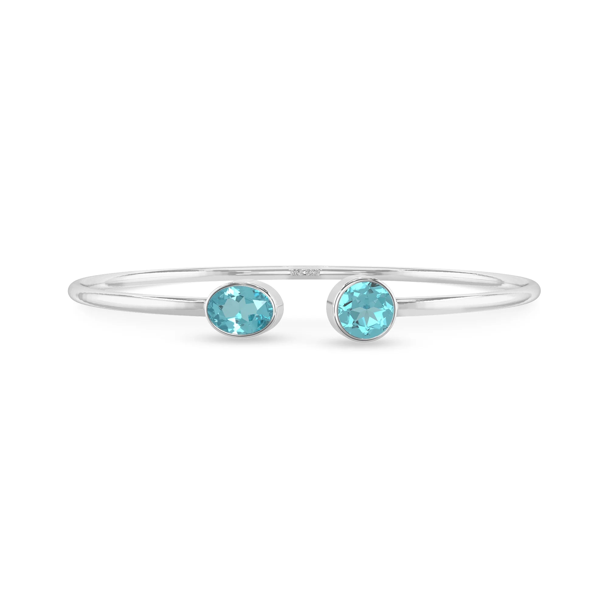 paraiba apatite cut bracelet