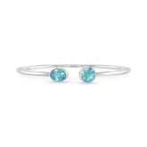 paraiba apatite cut bracelet