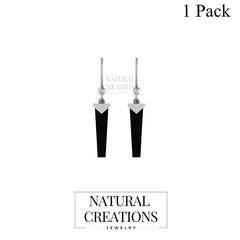 black onyx earrings