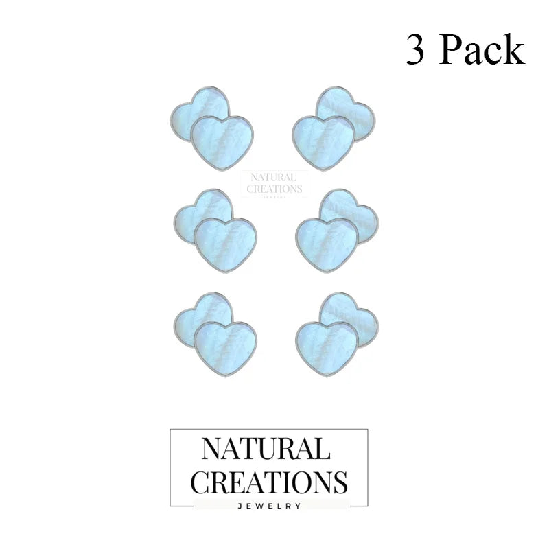 rainbow moonstone slice earrings