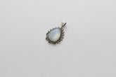 rainbow moonstone pendant