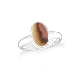 imperial-jasper bezel-set ring