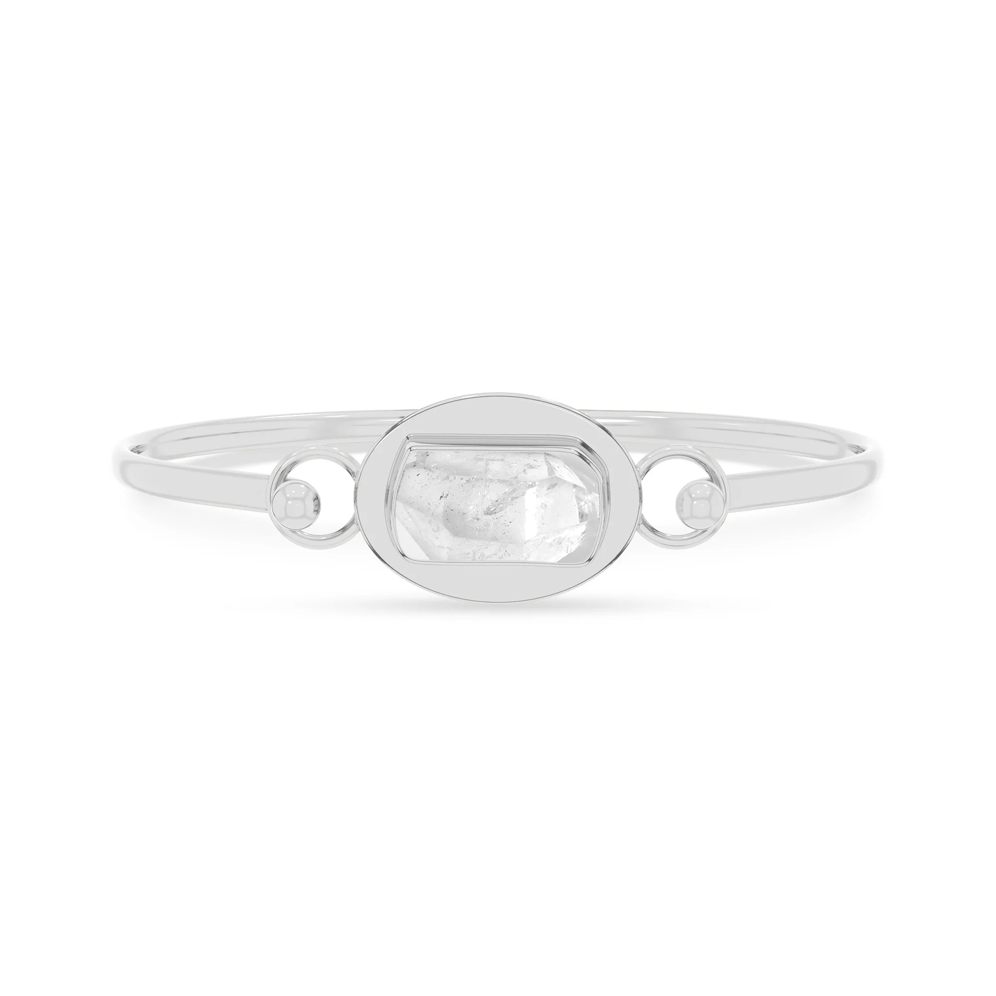 herkimer rough bracelet