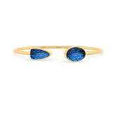 labradorite cab bracelet