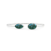 chrysocolla cab bracelet