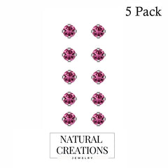 pink tourmaline earrings