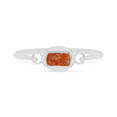 sunstone rough bracelet